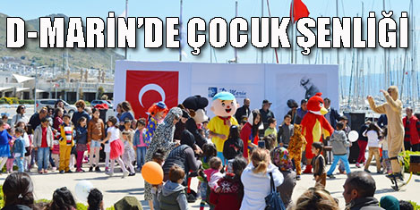 Turgutreis D-Marin'de çocuk günü