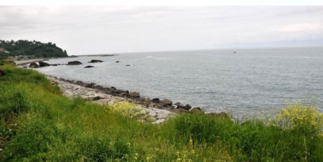 Rize- Artvin Havalimanı kumsalda