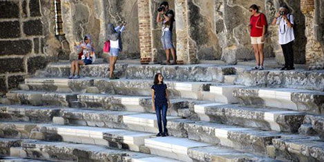 Aspendos'a 'mutfak mermeri'