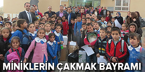 Çakmaktan Vanlı miniklere destek