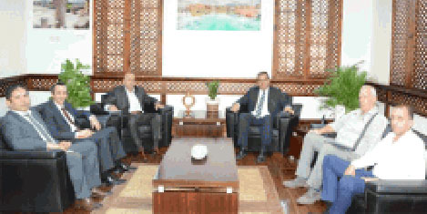 Sucuoğlu, havayollarıyla buluştu