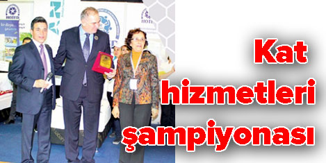 Kat hizmetleri personeli yarıştı