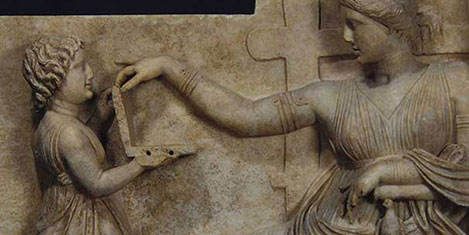 Antik heykelde 'laptop' tartışması