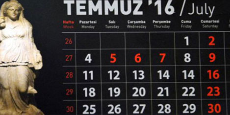 Müze takviminde 15 Temmuz yok