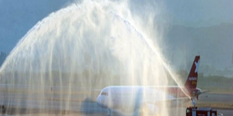 Dalaman'da Ruslar törenle karşılandı