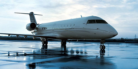 THYna V.İ.P için Bombardier uçak