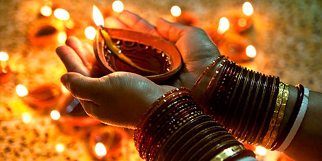 Diwali bayramı Dubb Indian'da