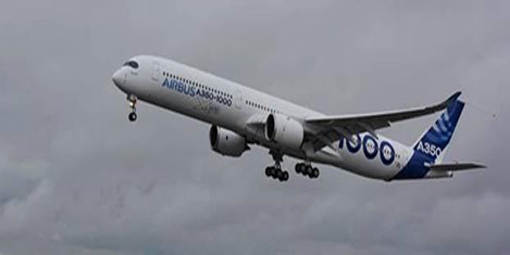 A350-1000 ilk uçuşu için havalandı