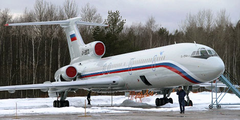 Rusya, Tupolev-154leri durdurdu