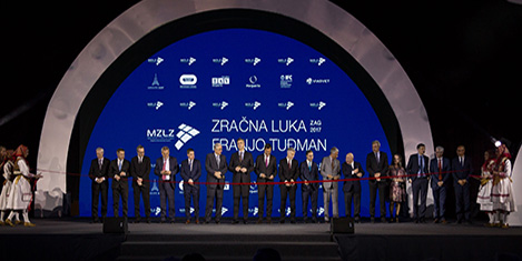 TAV Zagrebde yeni terminali açtı