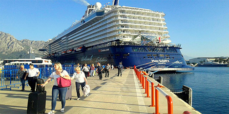 Antalyaya gemiyle 5.065 turist