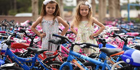 Çocuklara karne hediyesi bisiklet