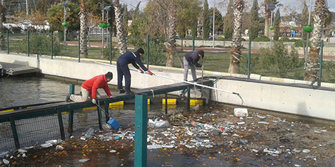 Teos Marinada kanal temizliği