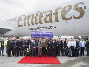 Filosunu büyüten Emirates, 190. Boeing 777 uçağını teslim aldı