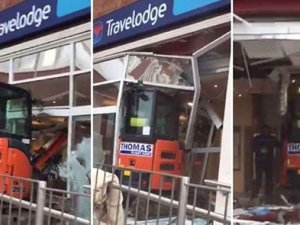 600 Euro ücreti ödenmedi, oteli kepçeyle dağıttı