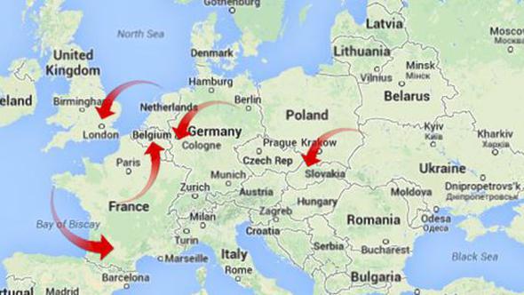 Avrupa'yı taksiyle gezdi. borcunu ödemeden kaçtı!