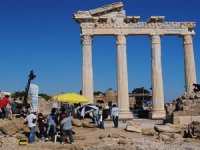 2200 yıllık Apollon Tapınağı, yabancı filmcilerin gözdesi oldu