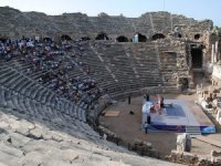 Side Antik Tiyatro'sunu 213 bin kişi ziyaret etti