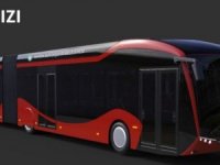 Elektrikli otobüslerin rengi kırmızı olacak