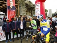 Bisikletçiler Side antik kentinde pedal çevirdiler
