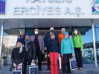 Erciyes Kayak Merkezi, yabancı gazetecilere tanıtıldı