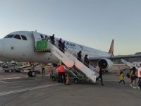 Gazipaşa-Alanya Kish Air’in ilk seferini karşıladı