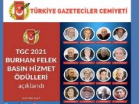 TGC 2021 Burhan Felek Basın Hizmet Ödülleri açıklandı