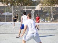 Antalya'da yapılan Ayak Tenis Turnuvasında 25 takım yarıştı