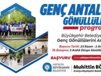 'Genç Antalya Gönüllüleri 'Başvuruları başladı