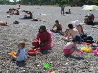 Sıcak hava bunalttı: Antalyalılar denizden çıkmıyor!