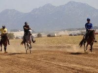 Rahvan At Yarışları'nda Eynif Ovasında heyecan yaşandı