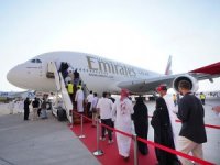 Emirates A380, Havacılık Fuarı’nda binlerce ziyaretçiyi ağırladı