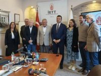 Avrupalı gazeteciler İstanbul tanıtımı için İmamoğlu’nu ziyaret ettiler
