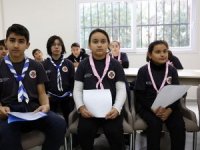 4 günlük kamp sonrası minik izciler yeminlerini yaptı