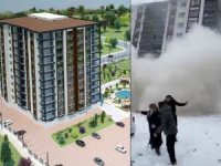 Malatya'da bir yıl önce yapılan lüks konutlar böyle çöktü