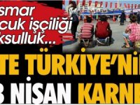 Türkiye'nin 23 Nisan karnesi: İstismar, çocuk işçiliği, yoksulluk.