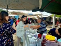 Antalya'da havalar sıcakladı karlama satışları başladı