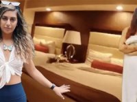 Otelde şok intikam! Partnerinin gözünü bağladı