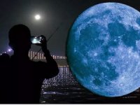 Türkiye'de 'Mavi Ay'i fotoğraflamak için sabahladılar