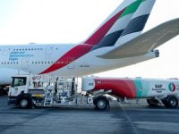 Emirates, %100 SAF ile A380 gösteri uçuşu gerçekleştirdi