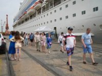 Rus turistler 3 ay sonra tekrar Samsun'a geldi