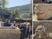 Stratonikeia’da 2.000 yıllık girlandlı lahit bulundu