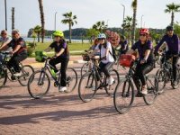 Gençler 19 Mayıs Gençlik Haftası için pedal çevirdi