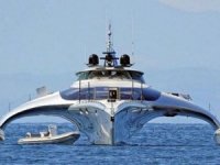 Denizlerin Ferrarisi "Adastra" Bodrum'a geldi!