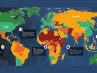2026'da seyahat riski olan bölgelerin haritası açıklandı