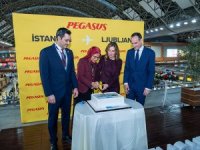 Sabiha Gökçen Avrupa bağlantılarına Slovenya’yı da ekledi