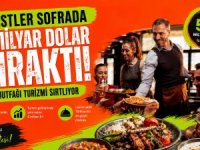 Turistler Türk mutfağına 5,9 milyar dolar harcadı