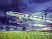 Singapore Airlines'tan uçak içine 100'den fazla menu