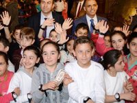 Kidzaniada öğrenciler için eğlence