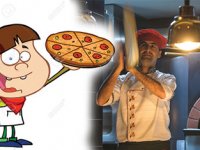 Minikler pizza yapmayı öğrenecek